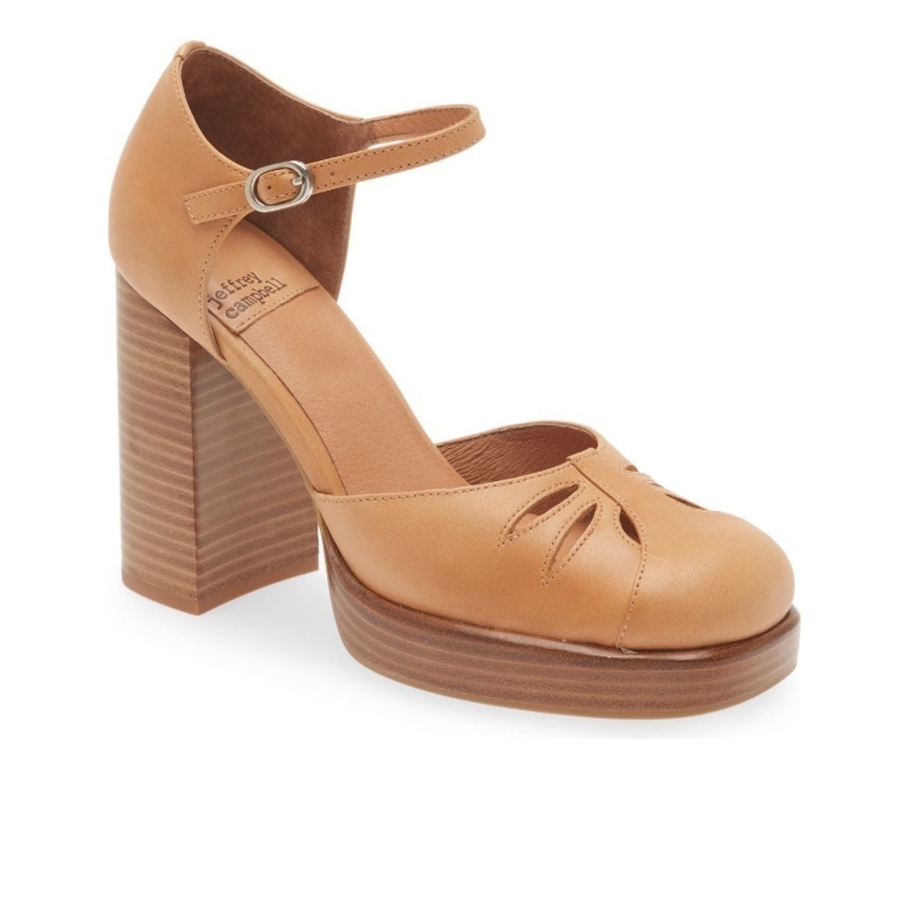 Jeffrey Campbell - Star Man Platform Retro MaryJane Pump Sz 9.5